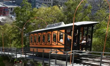 A Picture of the Angel's Flight in Los Angeles