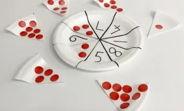 pizza counting number activity