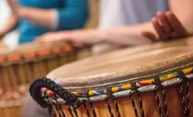 hands playing drums