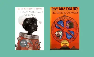 Kowal and Bradbury book covers