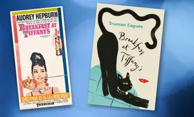 Movie Poster and Book Cover for Breakfast at Tiffany's