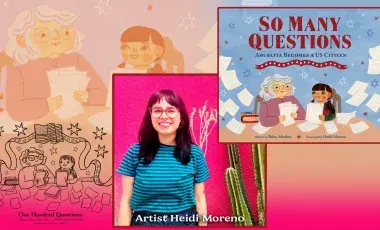 Heidi Moreno and her book