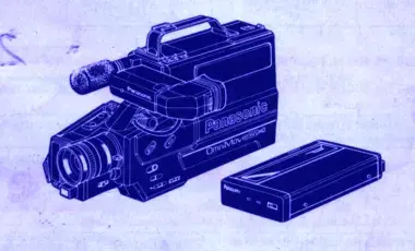 illustration of video camera
