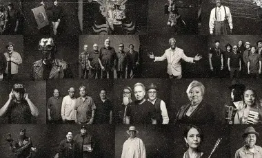 collage of portraits and group photos