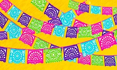 Mexican paper art banners