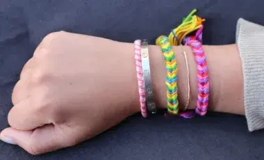 Hand with bracelets