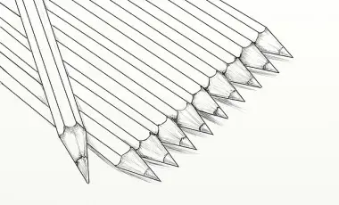 a pencil drawing of pencils, Image by Biella Biella from Pixabay