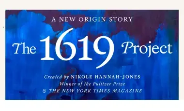 Cover art from "The 1619 Project".