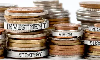 coins with financial terms