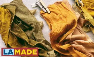 natural dyed fabric
