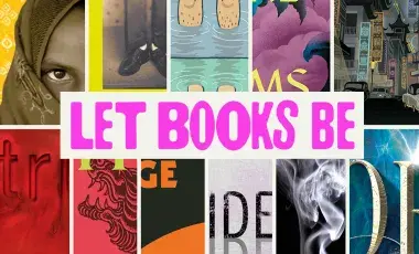 collage of banned books