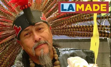 Martin Espino in Native Headress