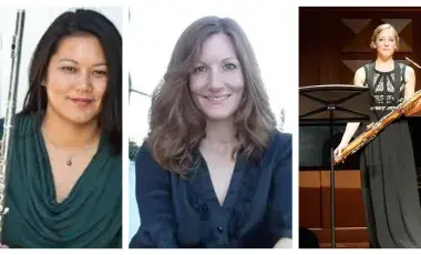 Cheryl Lopez, flute, Liezza Kallin, bassoon, Synne Snyder, clarinet