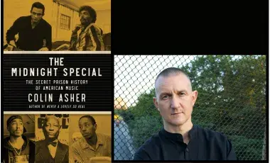 The cover for "The Midnight Special" and author Colin Asher.