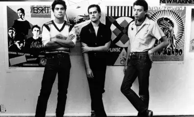 The New Wave band, The Plugz in the Zero Zero Gallery.
