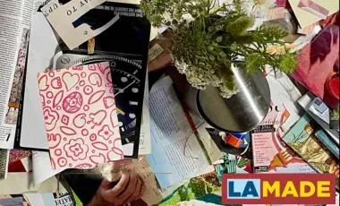 collage of collage materials