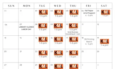 September Calendar 