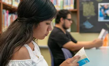 Teen Studying