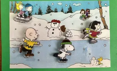 Peanut Characters in Layed Art