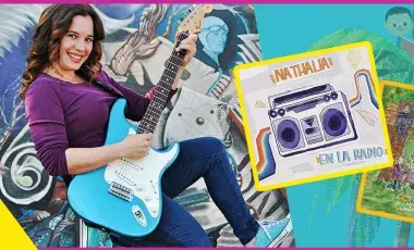 woman holding a guitar