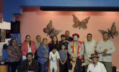 photo of the poets of the valley some in costume