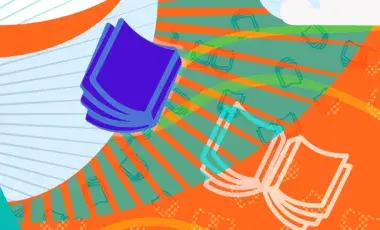 Your Author text in orange and teal