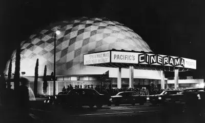Cinerama Dome (1963) shown at the time of its opening