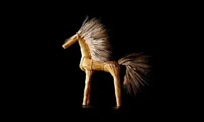 straw horse