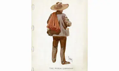 Autograph and Illustration of back of Richard Elwood Dodge, 1907