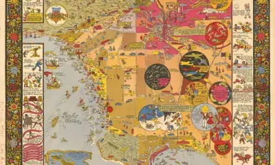 Historical and Recreational Map of Los Angeles