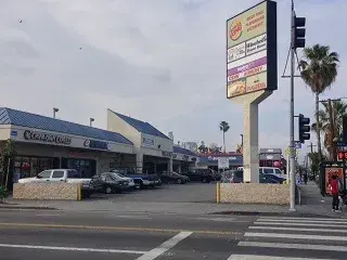 Strip mall at corner where CFO gas station was located