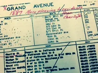 Entry for Grand Avenue