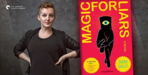 Author Sarah Gailey and her novel, Magic For Liars