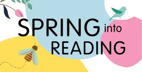 Spring into Reading graphic