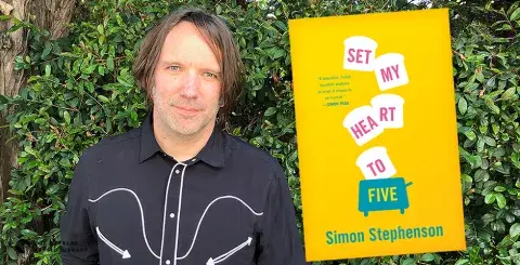Author and screenwriter, Simon Stephenson and his latest book, Set My Heart to Five