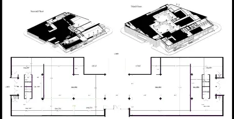Alexandre Dorriz black and white architectural drawing
