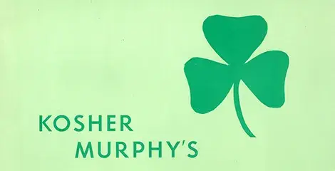 Kosher Murphy's with green clover