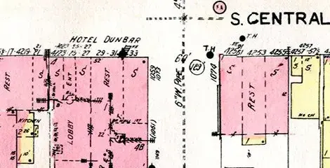Sanborn Fire Insurance Atlas, Sheet 469, 1950.