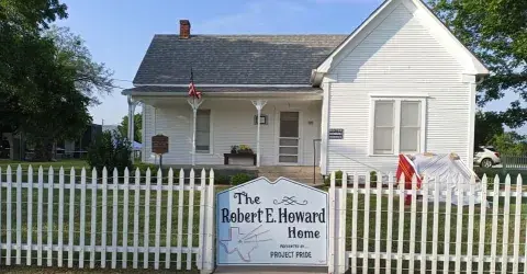 The Robert E. Howard Museum in Cross Plains, Texas