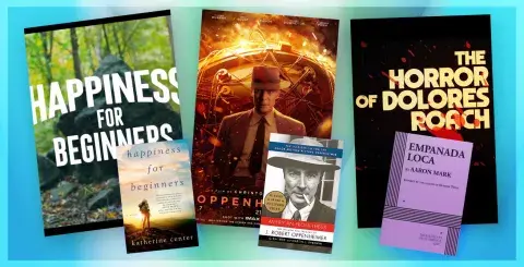 Collage of films and their adapted books
