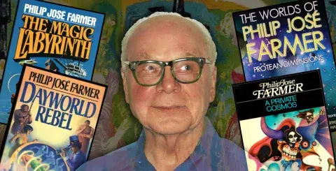 Philip Jose Farmer and 4 of his books