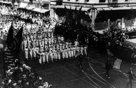  Suffragettes on Parade, LAPL Photo Collection (sometime before 1920)