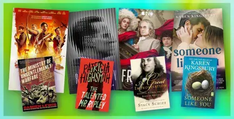 Collage of films and their adapted books