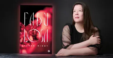 Poet Karen Rigby and latest collection of poems, Fabulosa