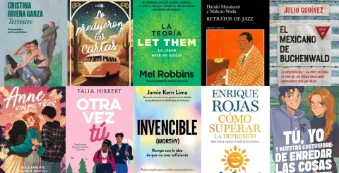 collage of ten books