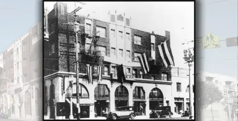 The Dunbar Hotel, then and now