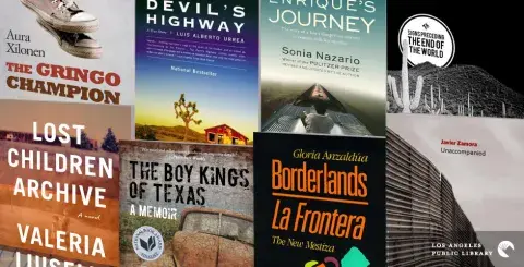 Collage of books