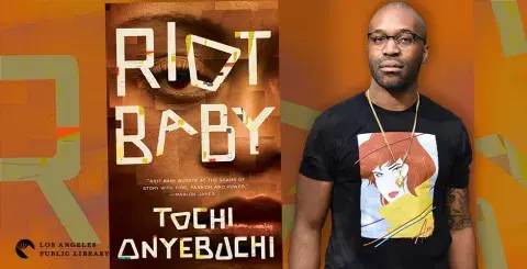 Tochi Onyebuchi and his adult fiction debut novel, Riot Baby