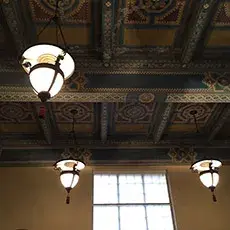 Lawrie’s Ironwork and “Acorn” Lamps 