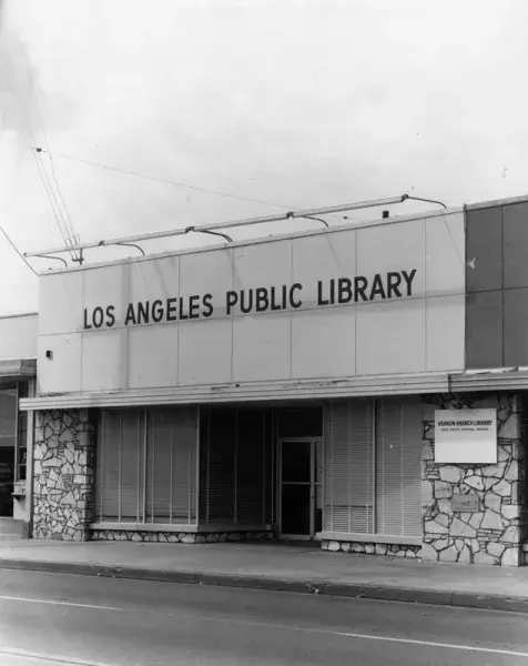 Vernon Branch Library temporary location of 4515 South Central Avenue. 